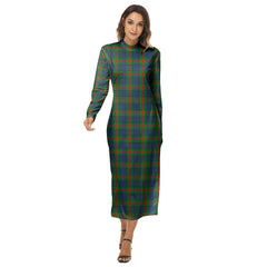 Aiton Tartan Plaid Women's Hip Dress