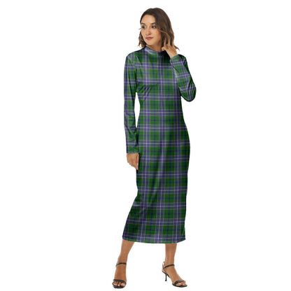 Wishart Hunting Modern Tartan Plaid Women's Hip Dress