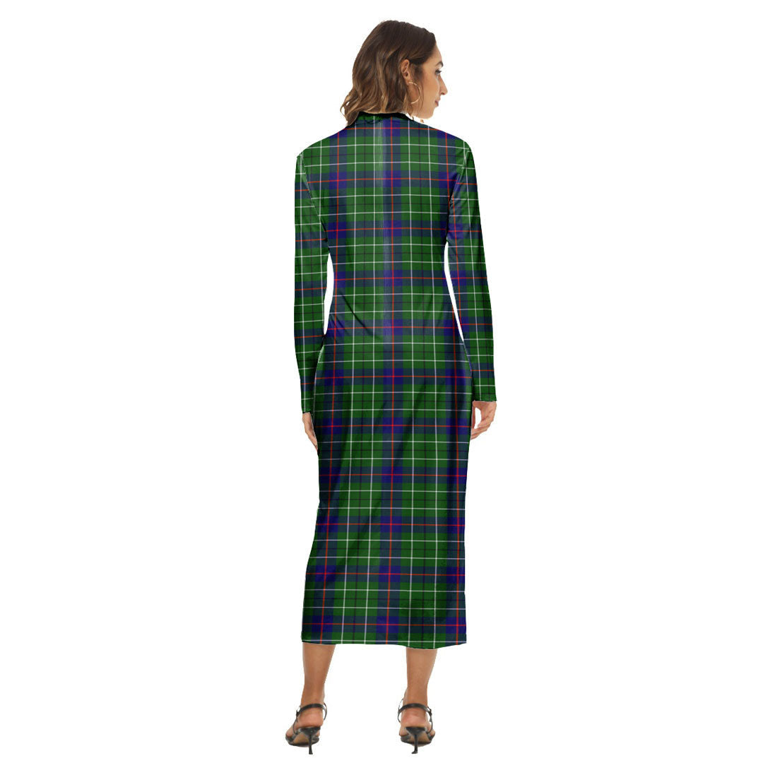 Duncan Modern Tartan Plaid Women's Hip Dress