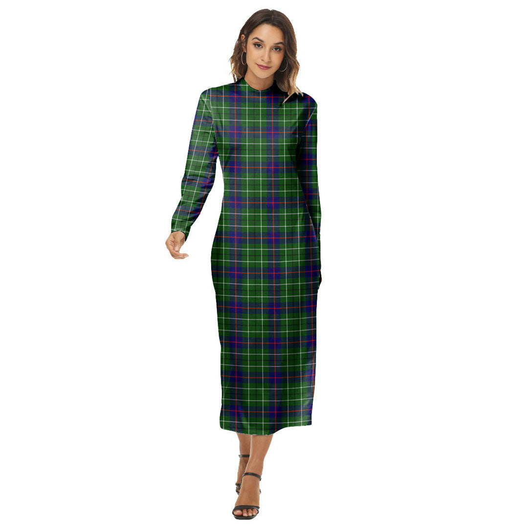 Duncan Modern Tartan Plaid Women's Hip Dress