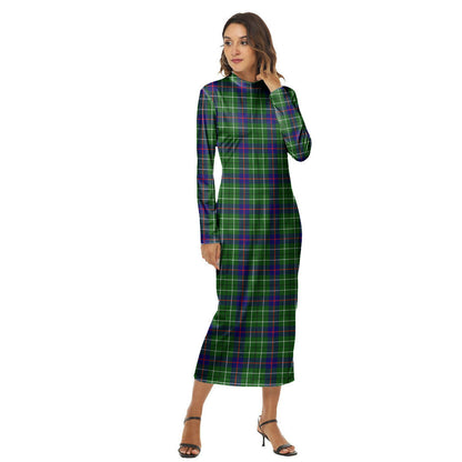 Duncan Modern Tartan Plaid Women's Hip Dress