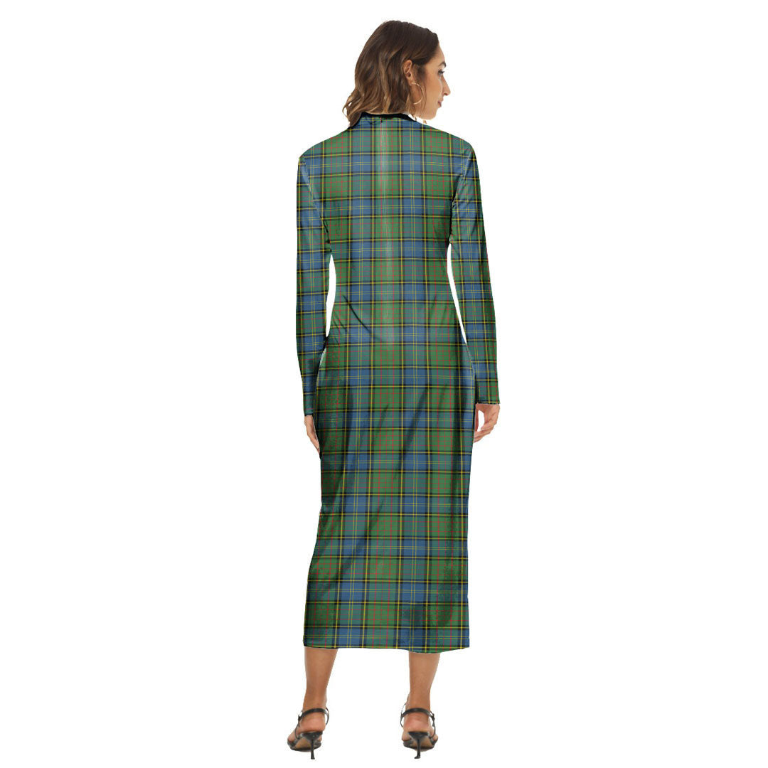 MacMillan Hunting Ancient Tartan Plaid Women's Hip Dress