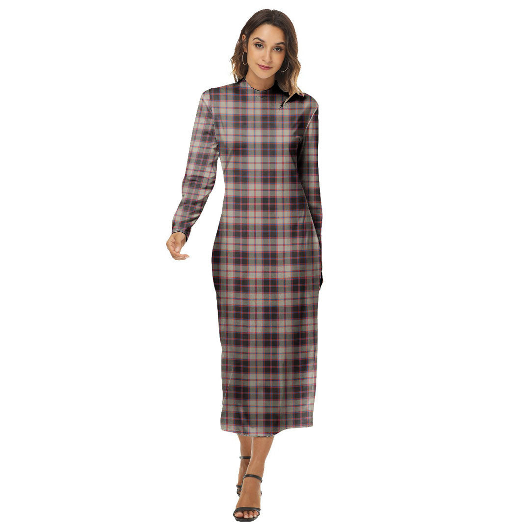 MacPherson Hunting Ancient Tartan Plaid Women's Hip Dress