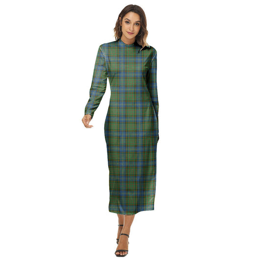 MacMillan Hunting Ancient Tartan Plaid Women's Hip Dress