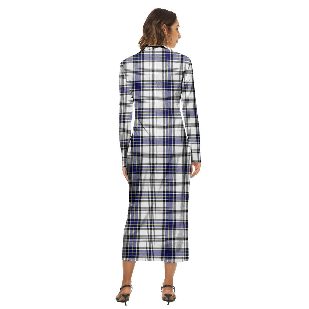 Hannay Modern Tartan Plaid Women's Hip Dress