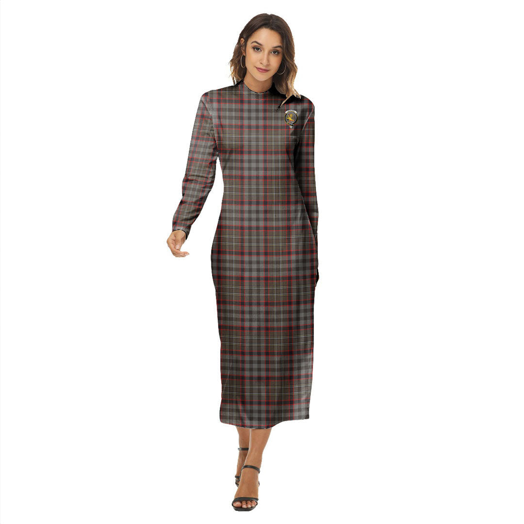 Nicolson Hunting Weathered Tartan Crest Women's Hip Dress