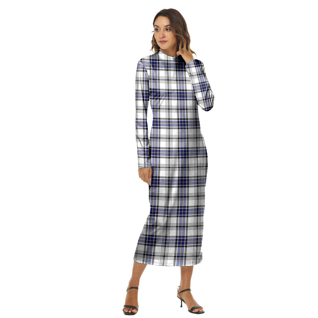 Hannay Modern Tartan Plaid Women's Hip Dress