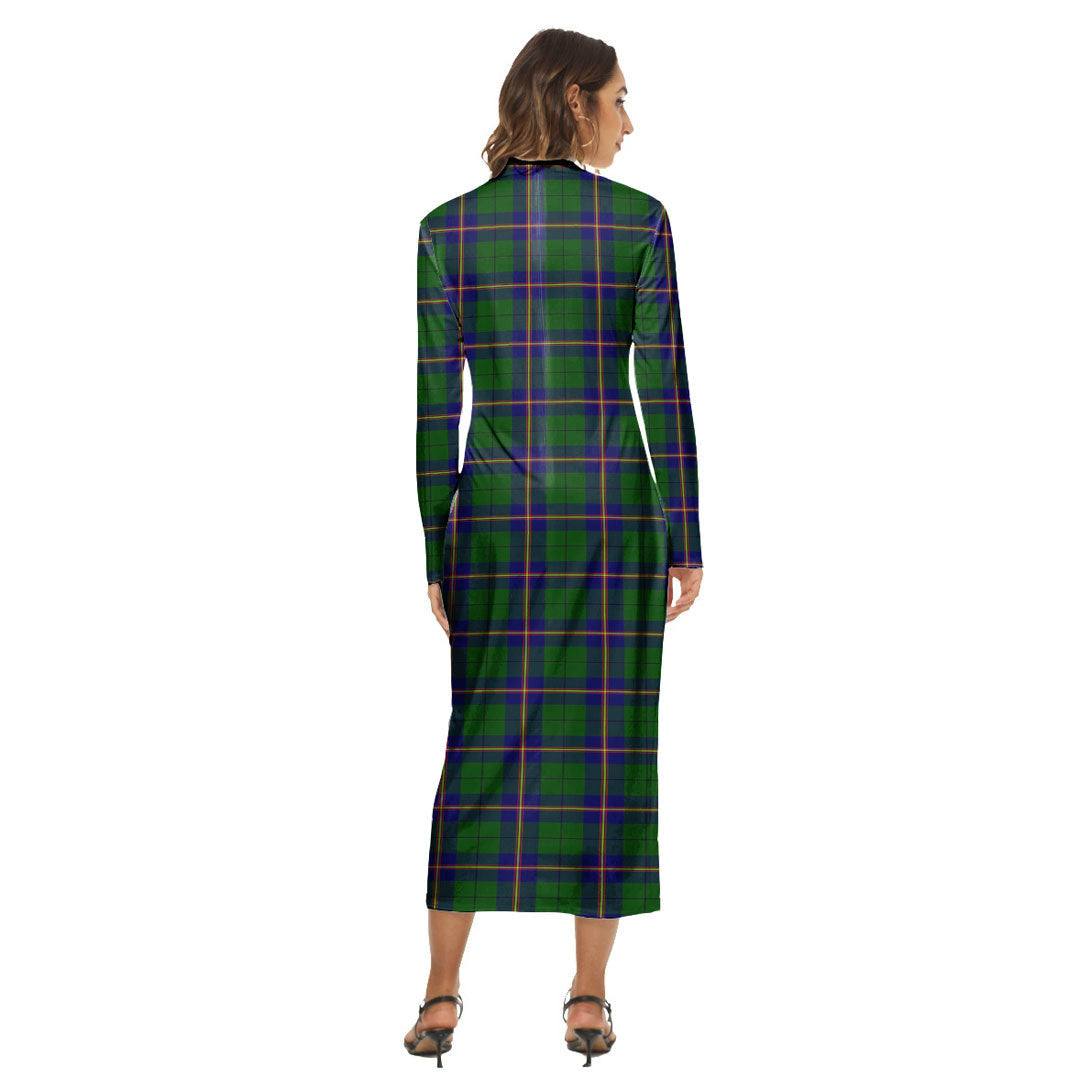 Carmichael Modern Tartan Plaid Women's Hip Dress