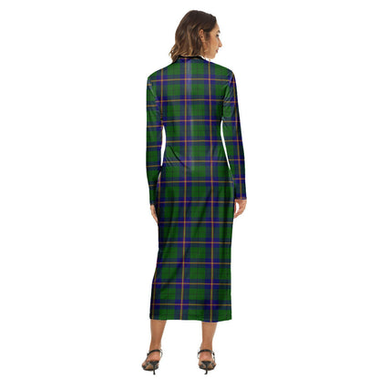 Carmichael Modern Tartan Plaid Women's Hip Dress