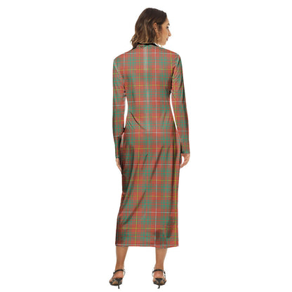 Bruce Ancient Tartan Plaid Women's Hip Dress