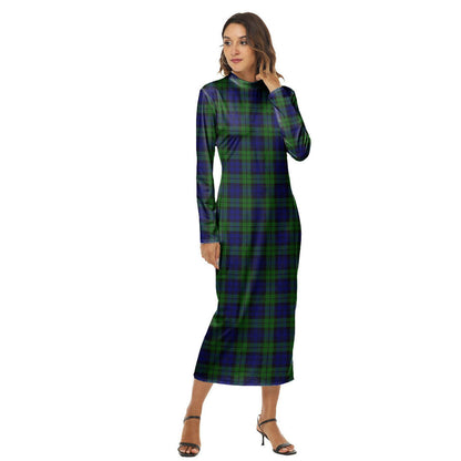 Campbell Modern Tartan Plaid Women's Hip Dress