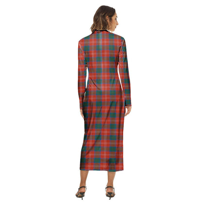 Chisholm Ancient Tartan Plaid Women's Hip Dress