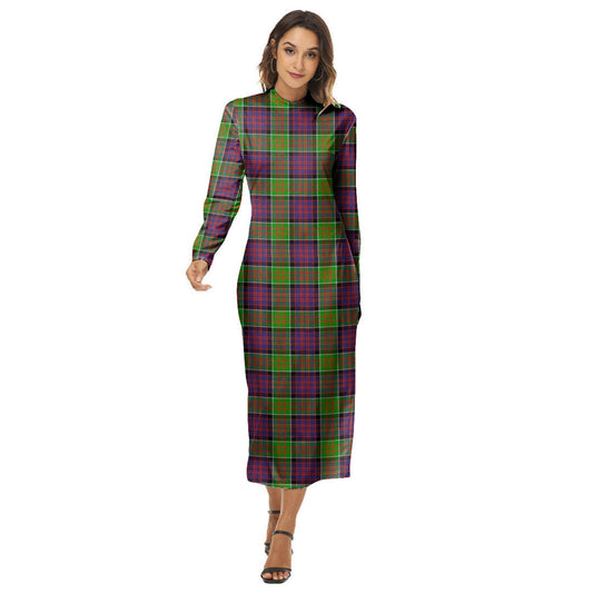 MacDonald of Tartan Plaidranald Tartan Plaid Women's Hip Dress