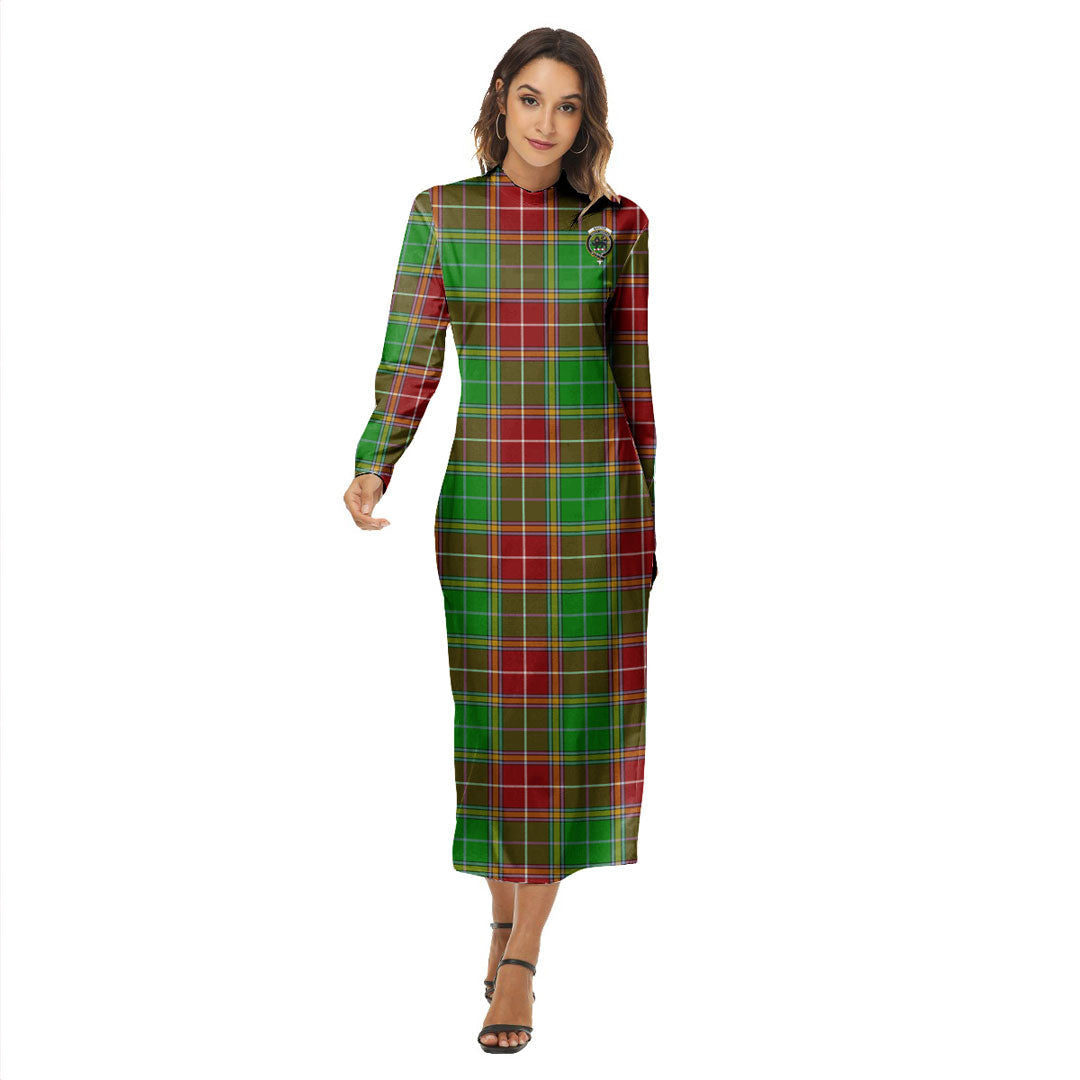 Baxter Modern Tartan Crest Women's Hip Dress