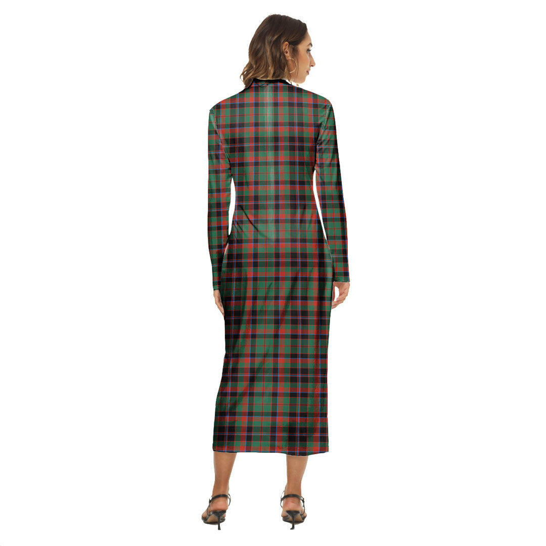 Cumming Hunting Ancient Tartan Crest Women's Hip Dress