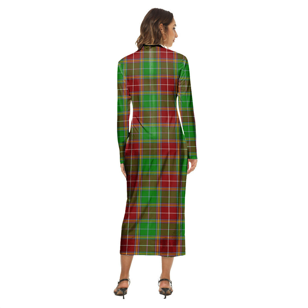 Baxter Modern Tartan Crest Women's Hip Dress