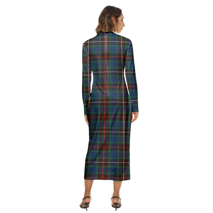 Fraser Hunting Ancient Tartan Plaid Women's Hip Dress