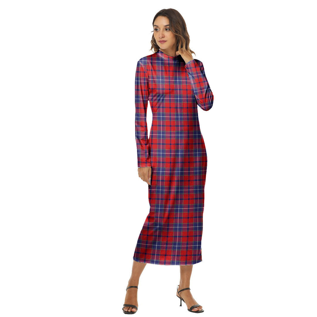 Wishart Dress Tartan Plaid Women's Hip Dress