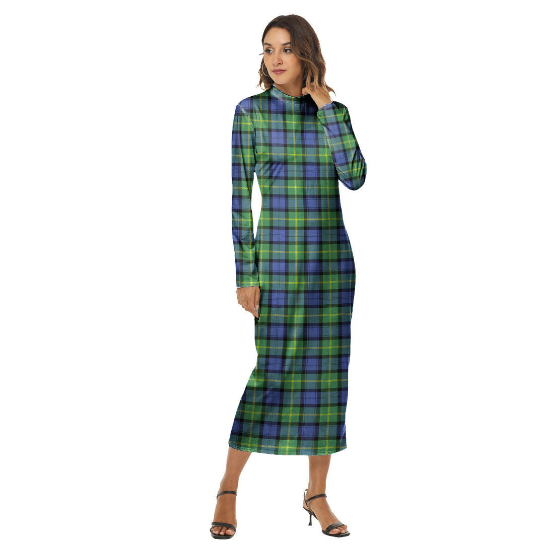 Gordon Old Ancient Tartan Plaid Women's Hip Dress