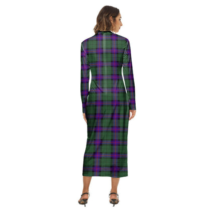 Armstrong Modern Tartan Plaid Women's Hip Dress