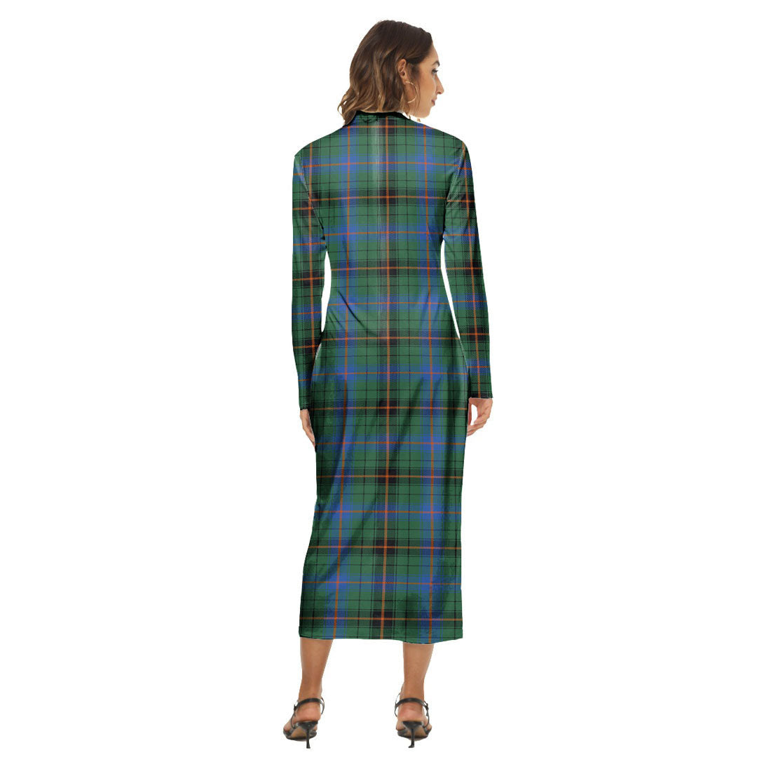 Davidson Ancient Tartan Plaid Women's Hip Dress