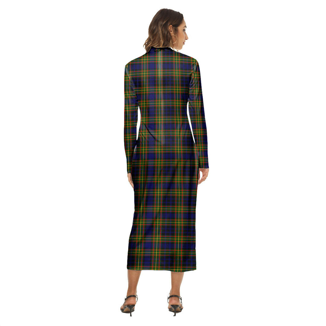 Clelland Modern Tartan Crest Women's Hip Dress