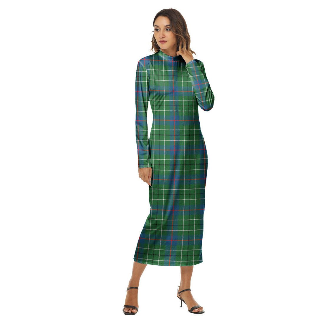 Duncan Ancient Tartan Plaid Women's Hip Dress