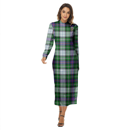 MacKenzie Dress Modern Tartan Crest Women's Hip Dress