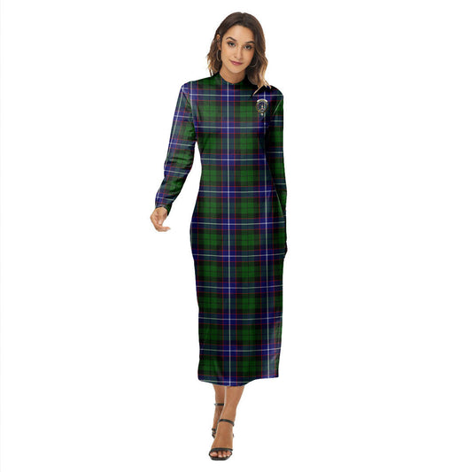 Russell Modern Tartan Crest Women's Hip Dress