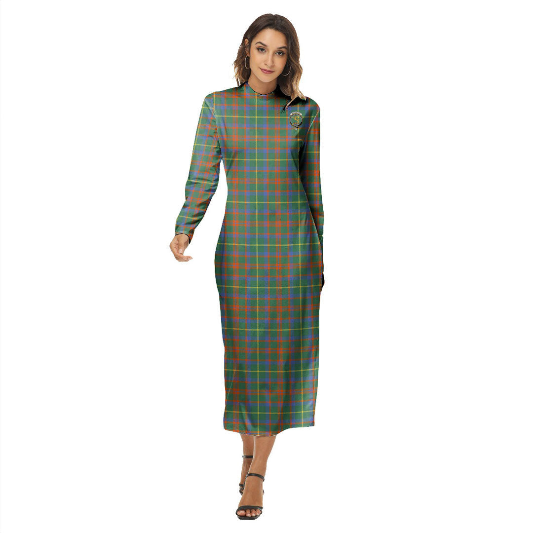 MacKintosh Hunting Ancient Tartan Crest Women's Hip Dress