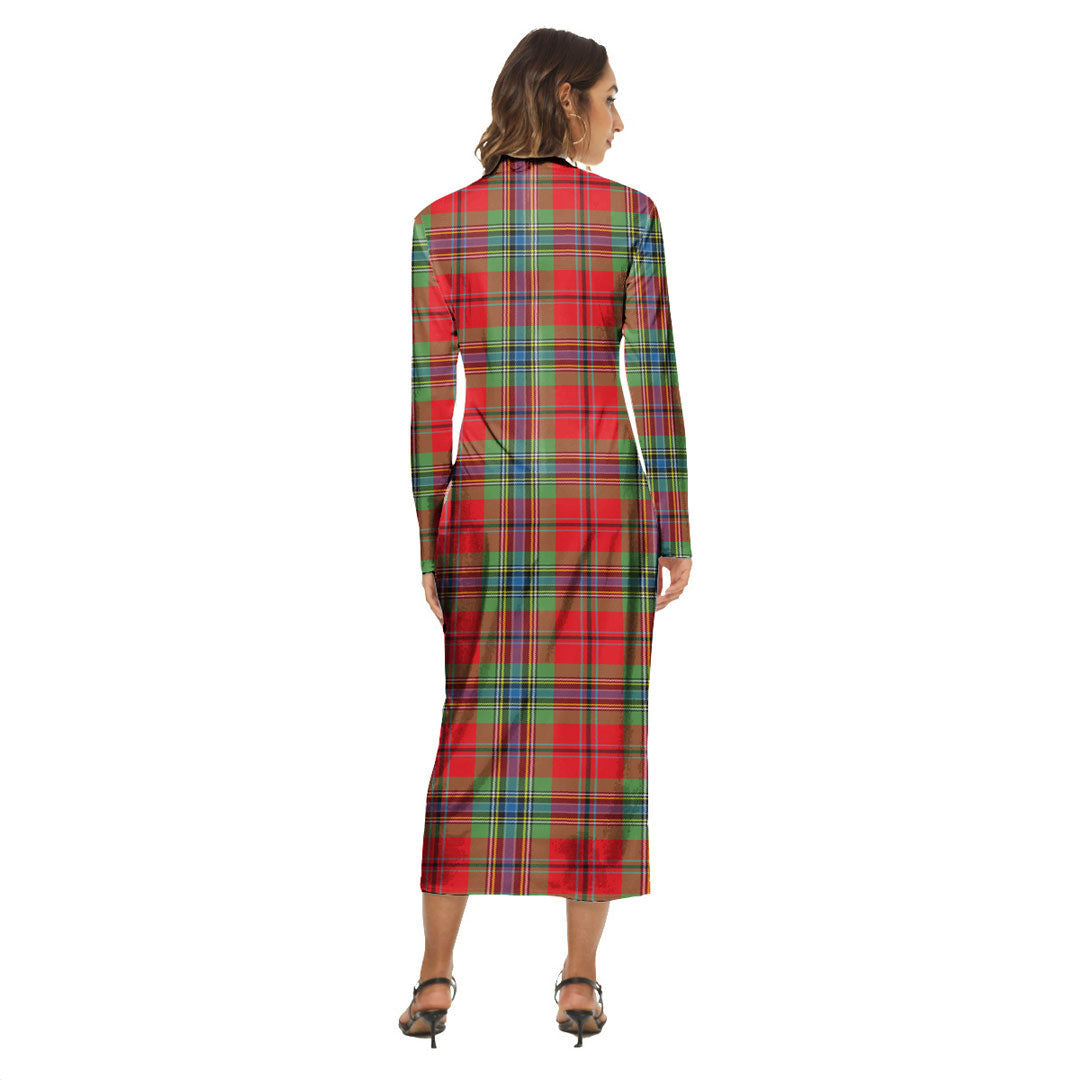 MacLean of Duart Modern Tartan Crest Women's Hip Dress