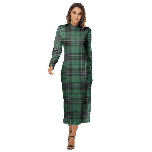 MacLean Hunting Ancient Tartan Plaid Women's Hip Dress