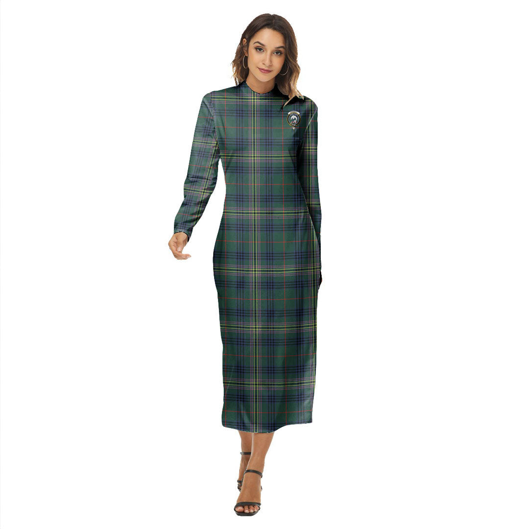 Kennedy Modern Tartan Crest Women's Hip Dress