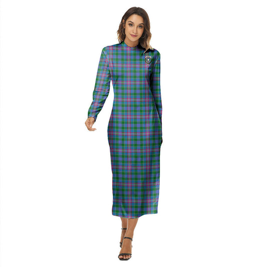 Pitcairn Hunting Tartan Crest Women's Hip Dress