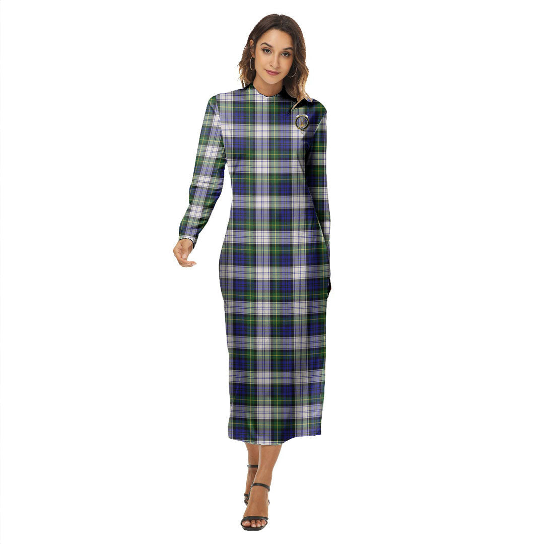 Gordon Dress Modern Tartan Crest Women's Hip Dress