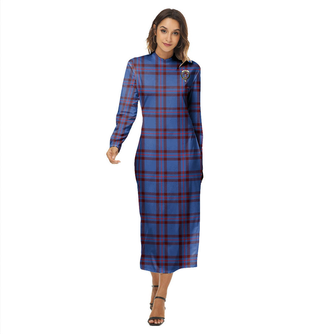 Elliot Modern Tartan Crest Women's Hip Dress