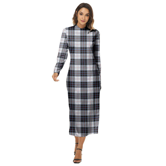 MacRae Dress Modern Tartan Plaid Women's Hip Dress