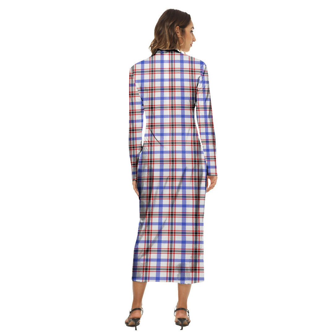 Boswell Modern Tartan Plaid Women's Hip Dress