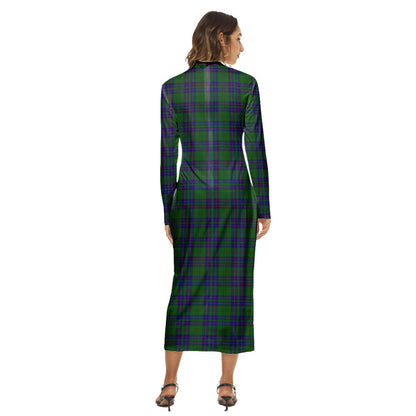 Lockhart Modern Tartan Plaid Women's Hip Dress