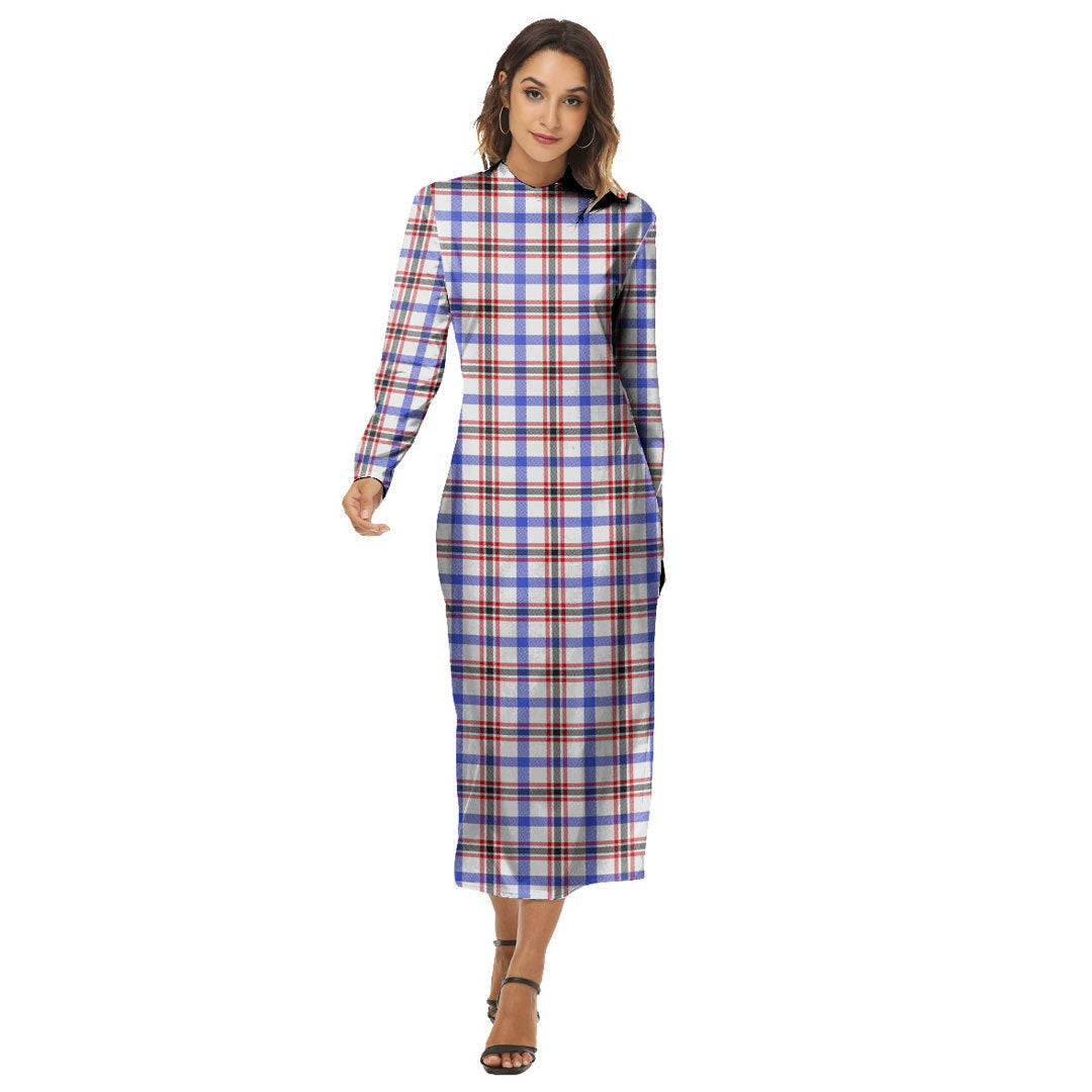 Boswell Modern Tartan Plaid Women's Hip Dress