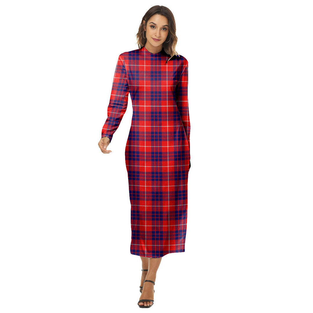 Hamilton Modern Tartan Plaid Women's Hip Dress