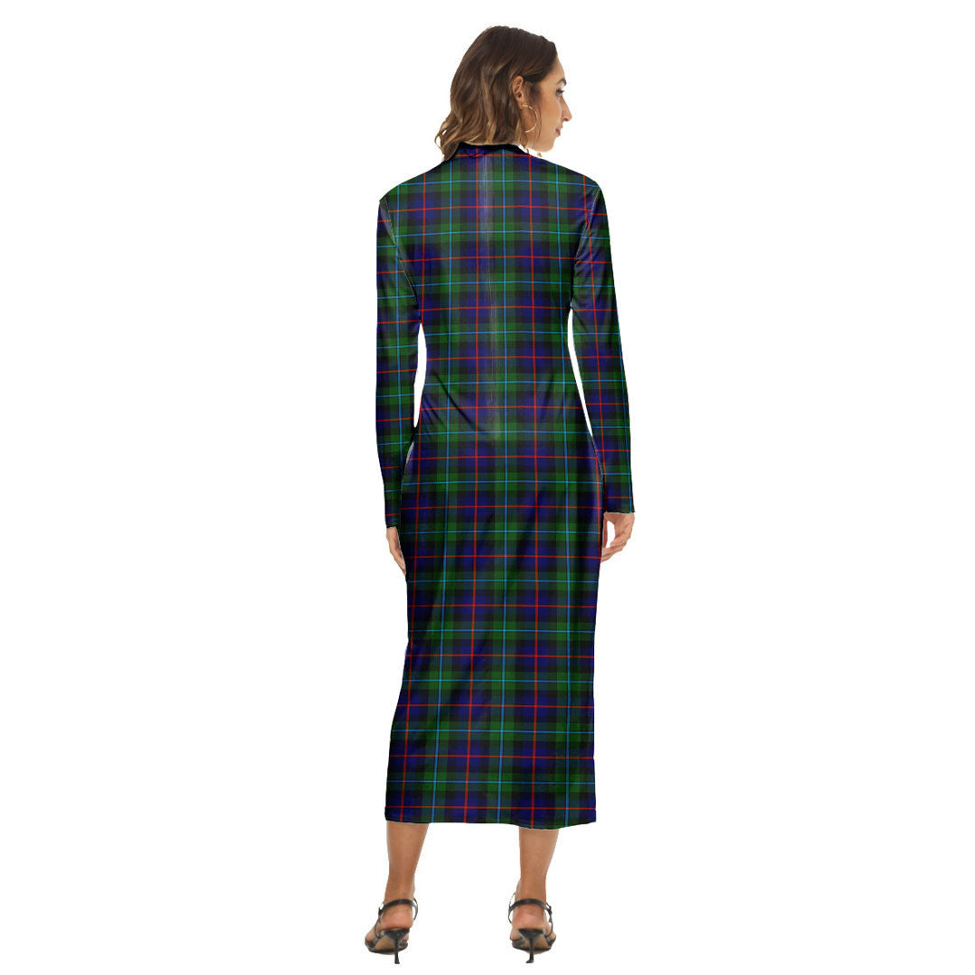 Campbell of Cawdor Modern Tartan Plaid Women's Hip Dress