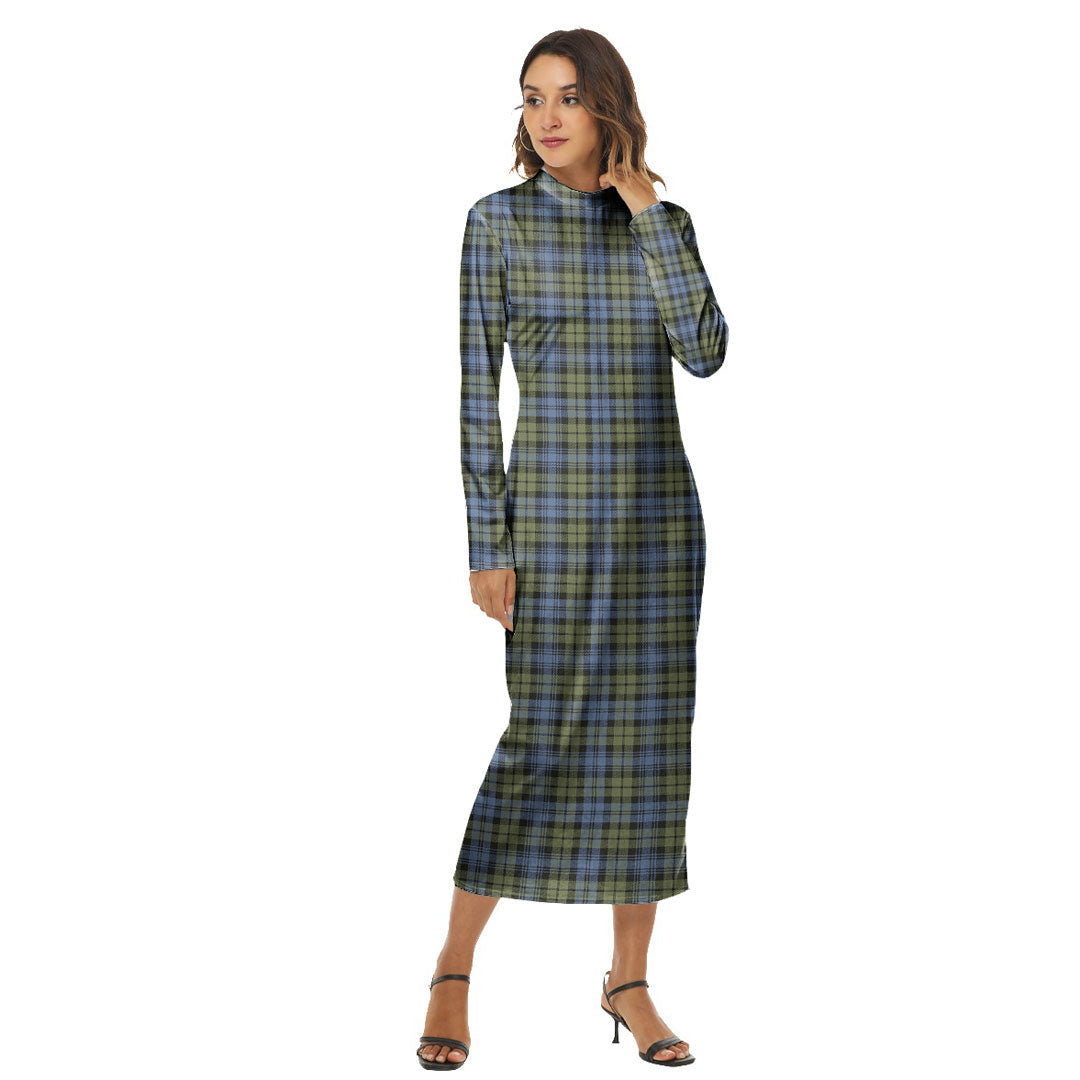 Campbell Faded Tartan Plaid Women's Hip Dress