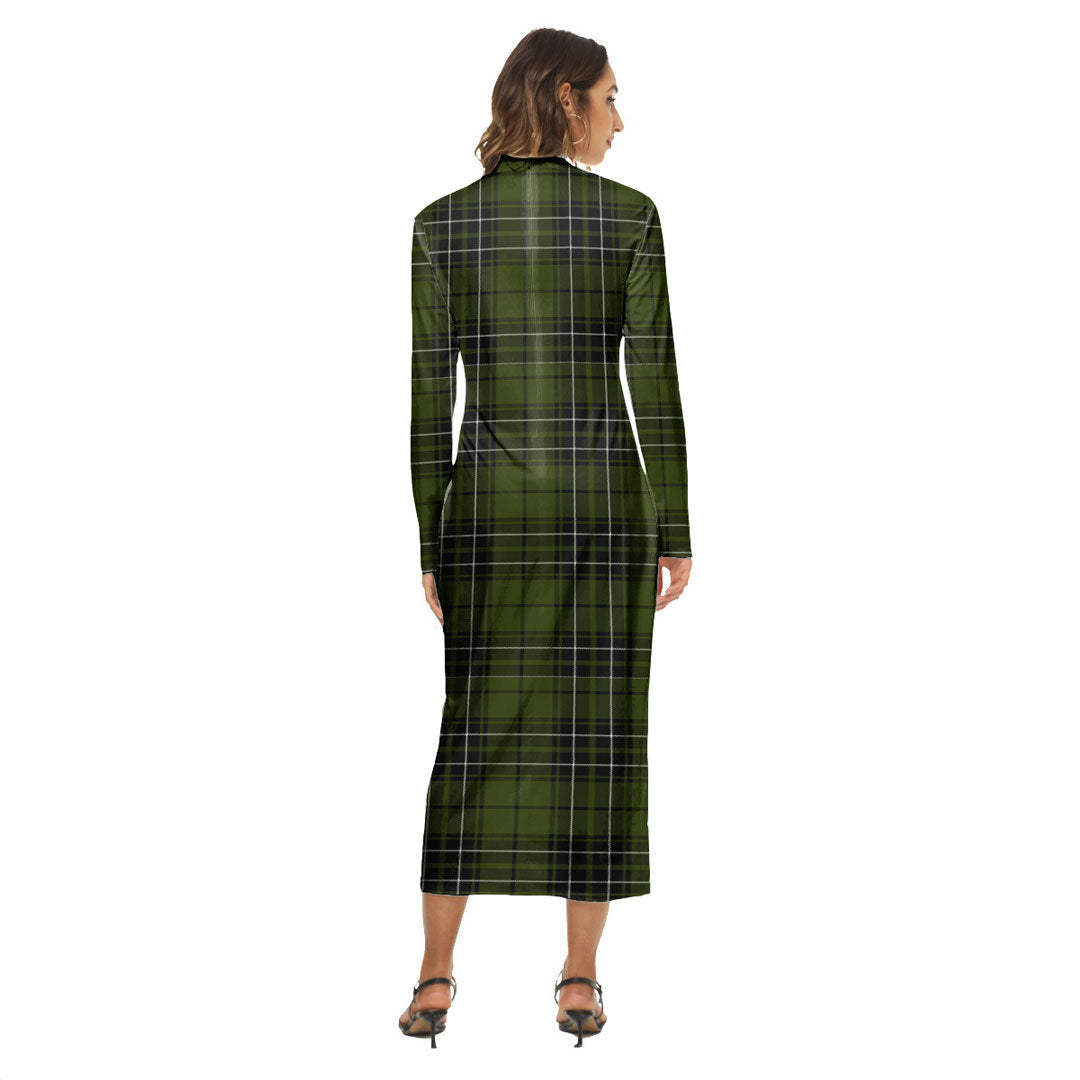 MacLean Hunting Tartan Crest Women's Hip Dress