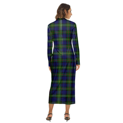 MacEwen Modern Tartan Plaid Women's Hip Dress