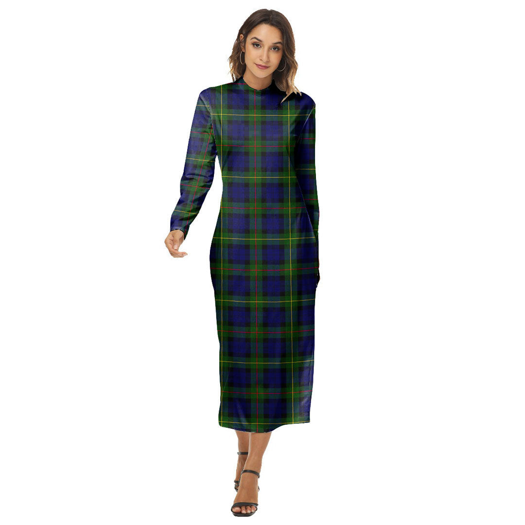 MacEwen Modern Tartan Plaid Women's Hip Dress