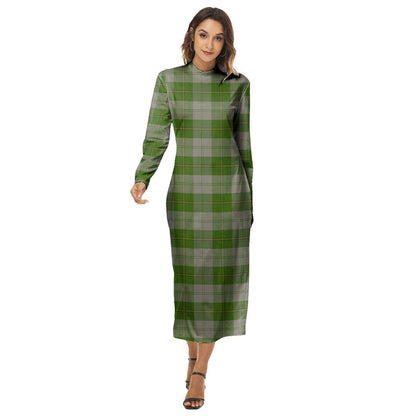 Cunningham Dress Green Dancers Tartan Plaid Women's Hip Dress