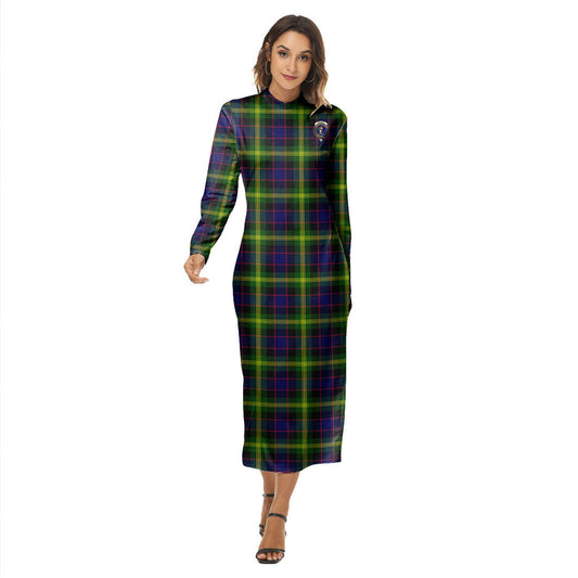 Watson Modern Tartan Crest Women's Hip Dress