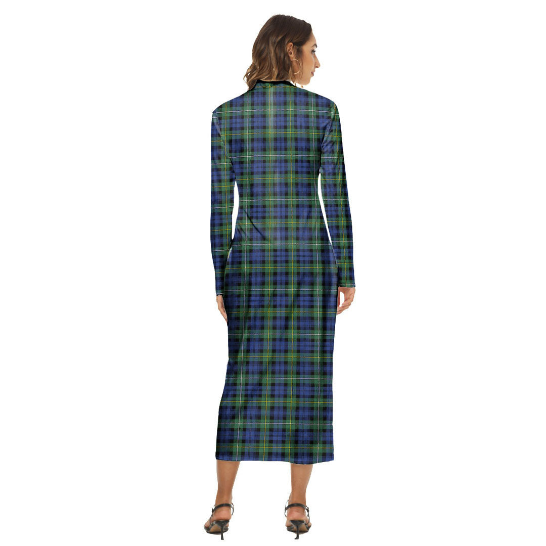 Campbell Argyll Ancient Tartan Plaid Women's Hip Dress