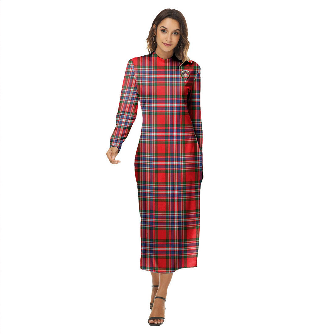 MacFarlane Modern Tartan Crest Women's Hip Dress